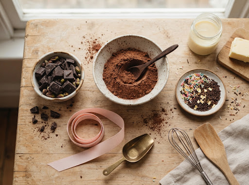 Ingredientes artesanais da Ju Doces